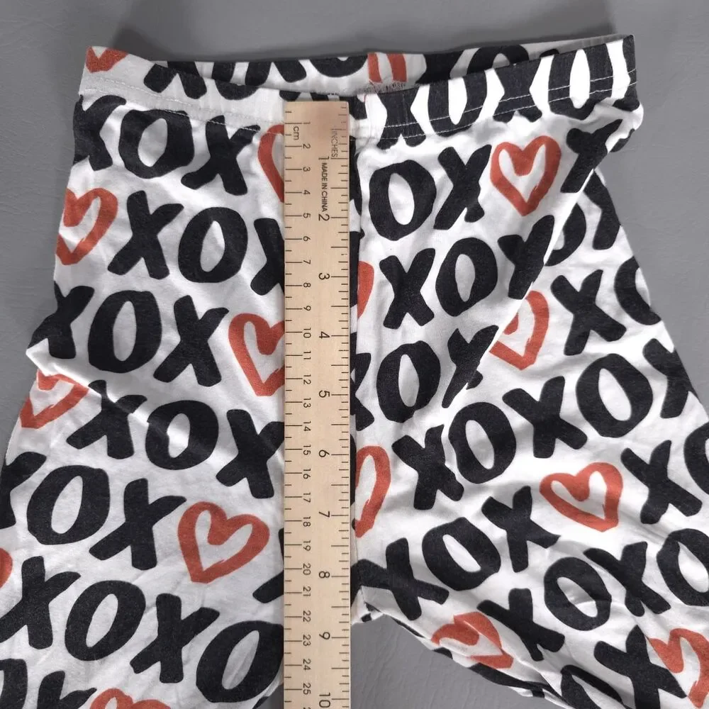 GIGI‎ AND MAX Girls Pajama Size 8Y Set XOXO Heart Long Sleeve Top Pants